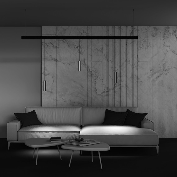 TR041-2-12W3K-BBS Трековый магнитный светодиодный светильник Maytoni Exility CRI90+ 3000К 883Лм 36° 12Вт