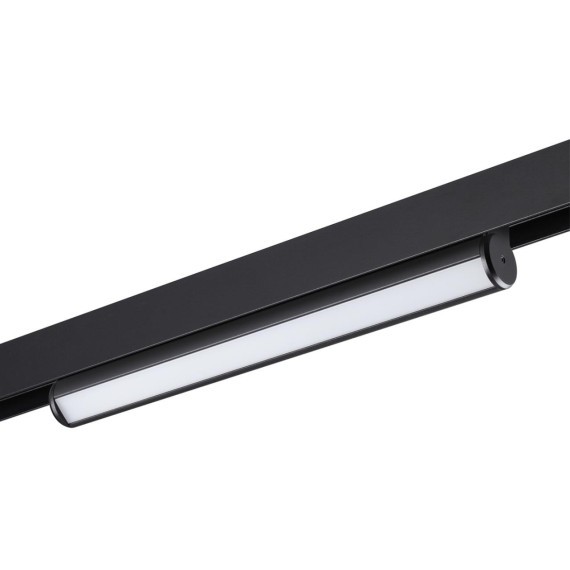 359952 Черный трековый линейный светильник с перекл. цв. температуры 3000;4000;6000К 18Вт 1080Лм CRI90 Novotech VECTOR