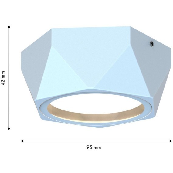 4668-1U, уличный светильник, L110xW95xH42, 1xGX53LEDx15W, IP54, excluded