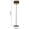 4778-1F, напольный светильник, D300xH1440, 1xE27x40W, excluded