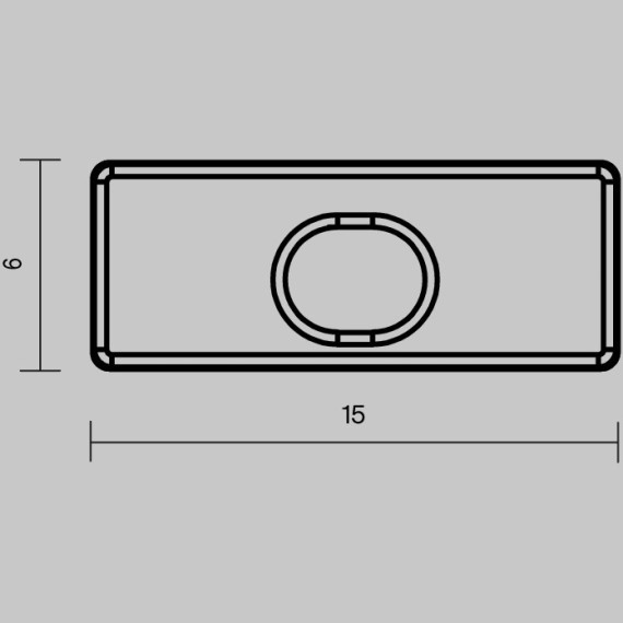 Комплект заглушек (для профиля 15×06) 10 шт. 642020