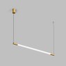 DK4318-BR Светильник подвесной цилиндр золотой Denkirs AURA 25Вт 3000К 1200x40x1500мм