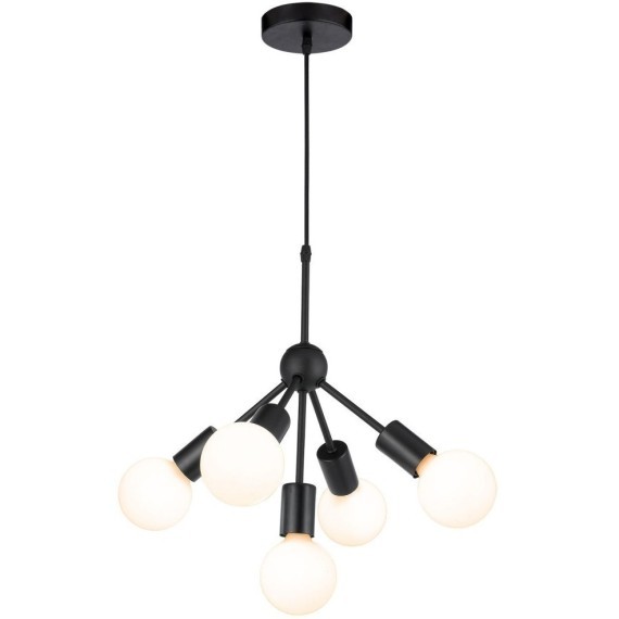 Люстра паук Lussole LSP-8271 KENNER IP21 под лампы 5xE27 200W