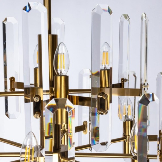 Люстра хрустальная Divinare 7136/18 LM-12 TENERIFE под лампы 12xE14 60W