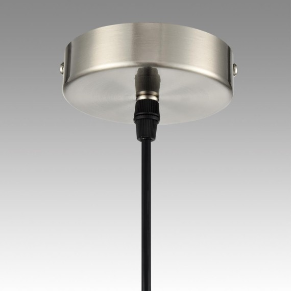 8039/3 MODERNI LN24 никель/мятный/серый/белый, металл/текстиль Подвесной светильник Е27 3*60W 220V ILAIDA