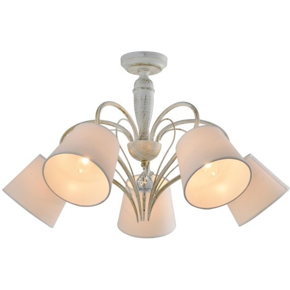 Люстра потолочная Lussole GRLSP-8062 STAMFORD IP21 под лампы 5xE14 30W