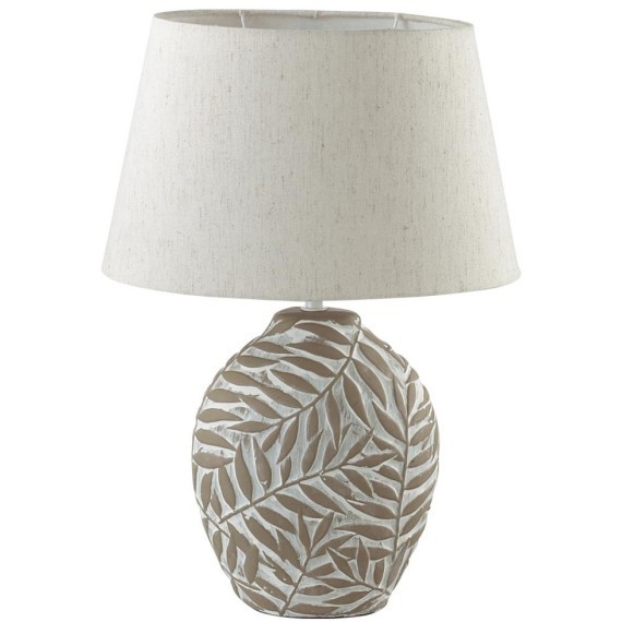 8134/1T MODERNI LN25 бежевый, керамика/текстиль Настольная лампа E27 1*60W 220V RAMORA