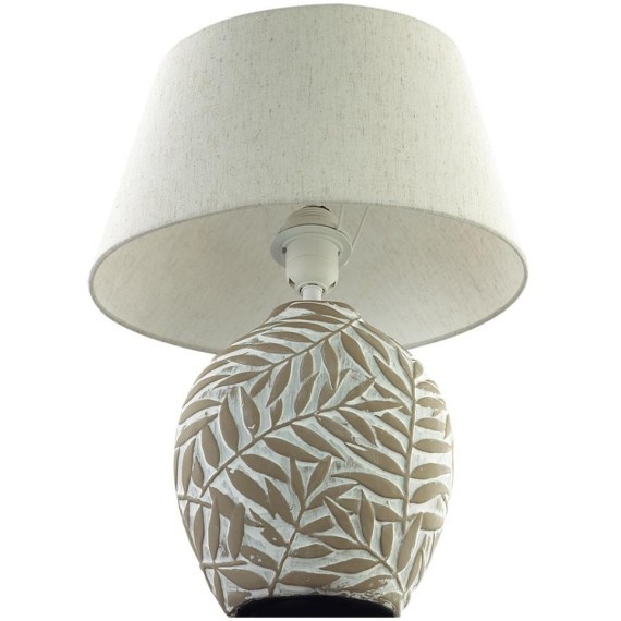 8134/1T MODERNI LN25 бежевый, керамика/текстиль Настольная лампа E27 1*60W 220V RAMORA