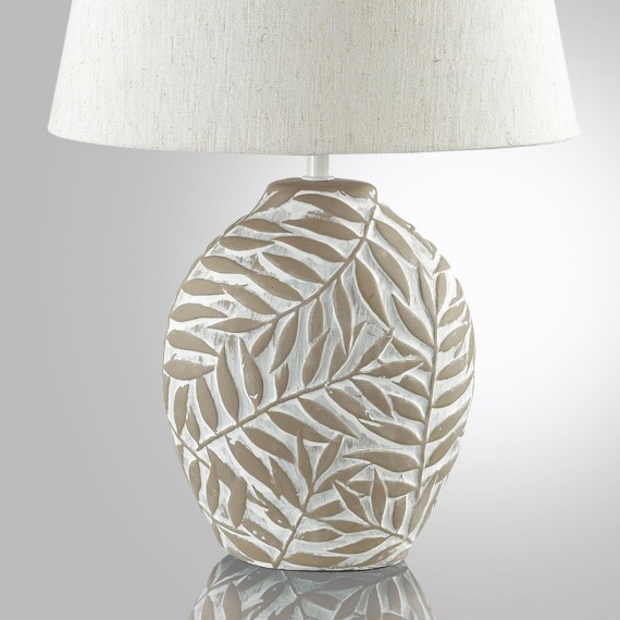 8134/1T MODERNI LN25 бежевый, керамика/текстиль Настольная лампа E27 1*60W 220V RAMORA