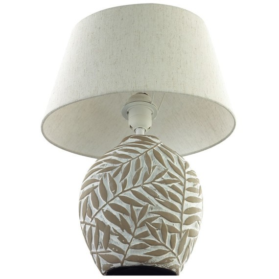 8134/1T MODERNI LN25 бежевый, керамика/текстиль Настольная лампа E27 1*60W 220V RAMORA