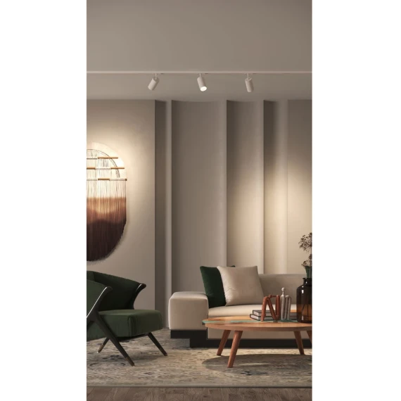 Трековый однофазный двужильный светильник Arte Lamp AERO A1347PL-1WH LED 16W RA95 1400Лм 36град 4000К