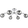 SLE102202-06 Светильник потолочный Хром/Дымчатый E14 6*40W FASIA
