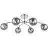 SLE102202-06 Светильник потолочный Хром/Дымчатый E14 6*40W FASIA