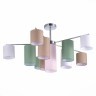 SLE300602-11 Светильник потолочный Хром/Белый, Бежевый, Зеленый E14 11*40W ESSENZA