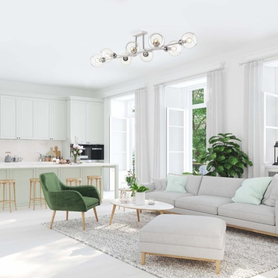 Люстра потолочная Lumion 4517/8C ALANA под лампы 8xE14 8*40W