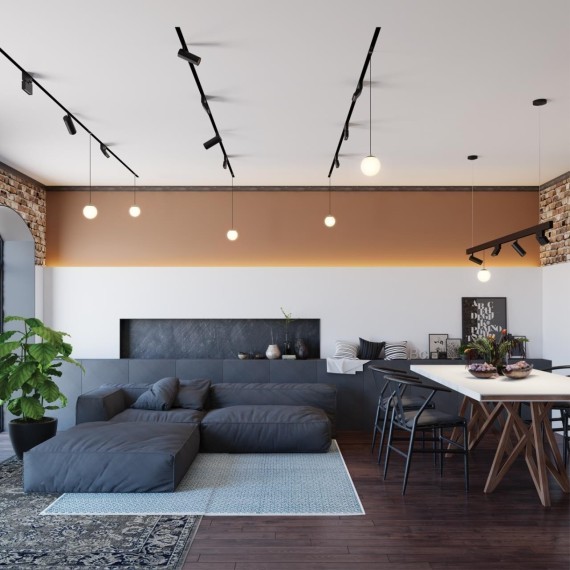 358424 Трековый светодиодный светильник Novotech Flum CRI90+ 4000К 1600Лм 36° 20W