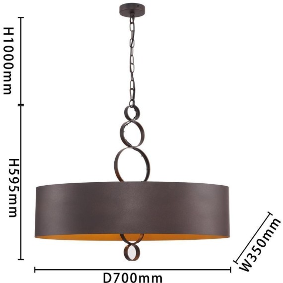 Подвесная люстра Ferrous 4007-6P