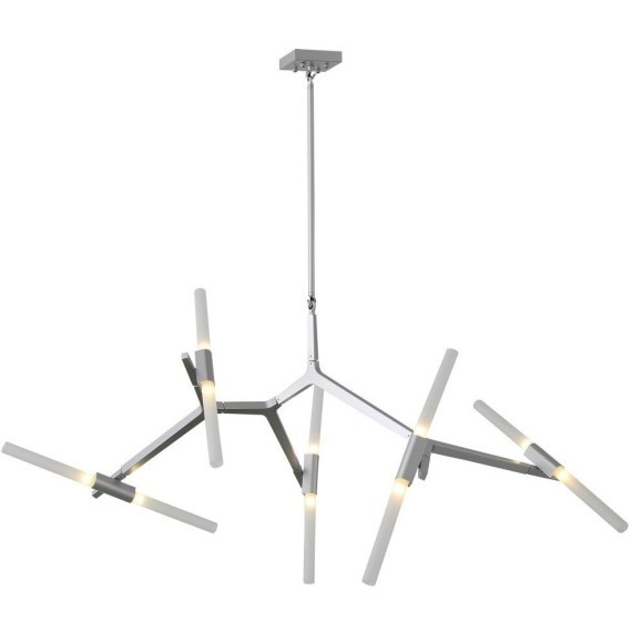 SL947.102.10 Люстра потолочная ST-Luce Серебристый/Белый G9 10*5W LACONICITA