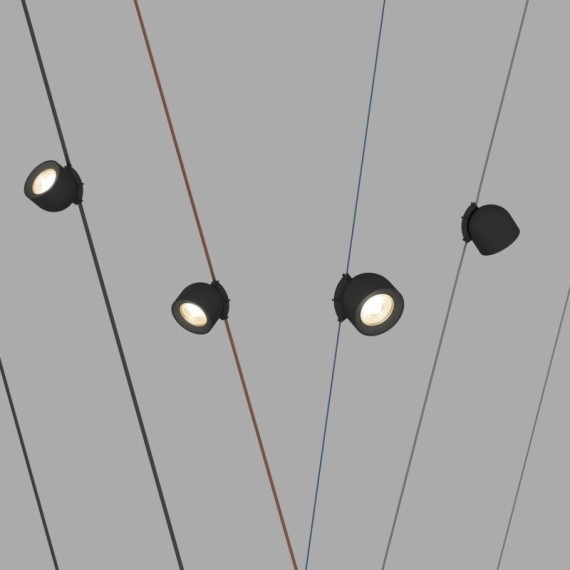 DK5541-BK Cветодиодный светильник на ременный шинопровод Denkirs Belty CRI90+ 3000К 1170Лм 38° 12Вт