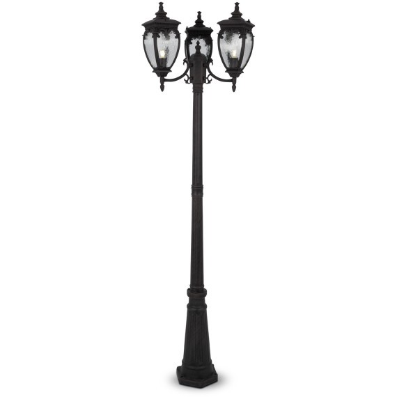 Уличный наземный светильник Maytoni O414FL-03BZ Fleur IP44 под лампы 3xE27 60W