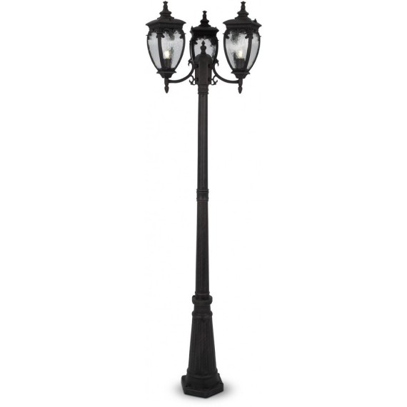 Уличный наземный светильник Maytoni O414FL-03BZ Fleur IP44 под лампы 3xE27 60W