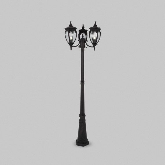 Уличный наземный светильник Maytoni O414FL-03BZ Fleur IP44 под лампы 3xE27 60W