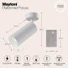 Накладной потолочный светильник Maytoni C017CW-01W FOCUS под лампу 1xGU10 50W