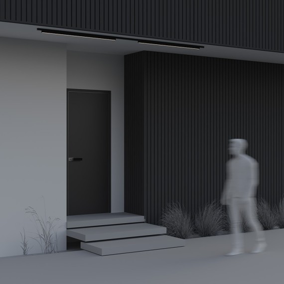 Уличный трековый светильник Maytoni Basis Exility IP 4000К 30Вт 120° O-TR02-1-S-30WB4K