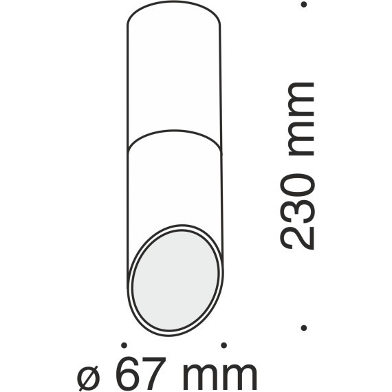Потолочный светильник Technical C025CL-01W
