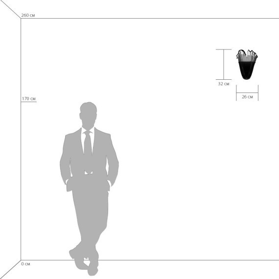 Бра Lightstar 601610 Murano под лампу 1xE14 40W