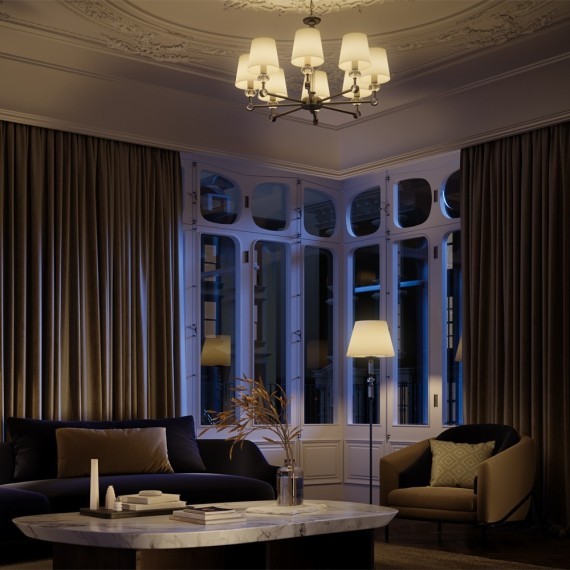 Торшер с выключателем Riverside MOD018FL-01CH