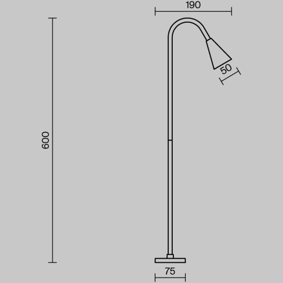 Ландшафтный светильник Outdoor O531FL-L3B3K