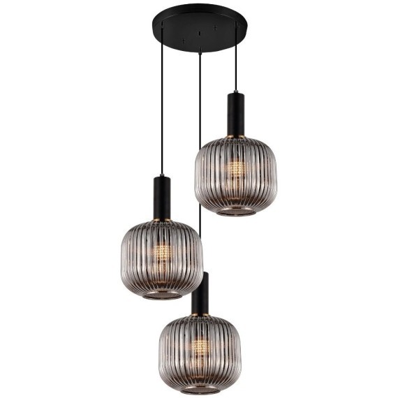 Подвесной светильник  LDP 1217-3 GY+BK