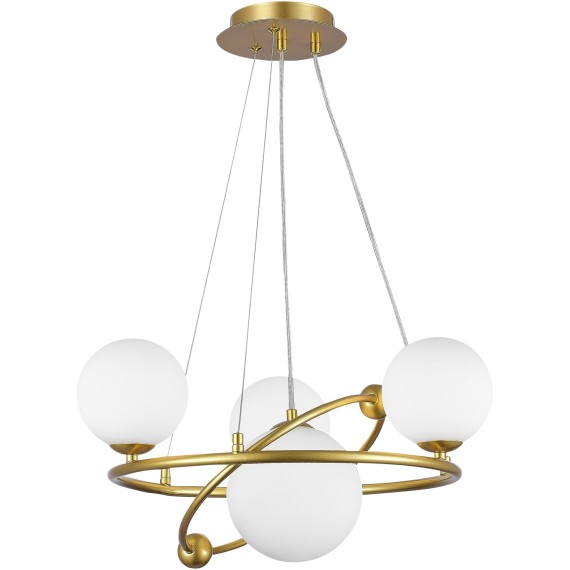 SLE2210-203-04 Светильник подвесной Золотой/Белый G9 4*5W ARTU