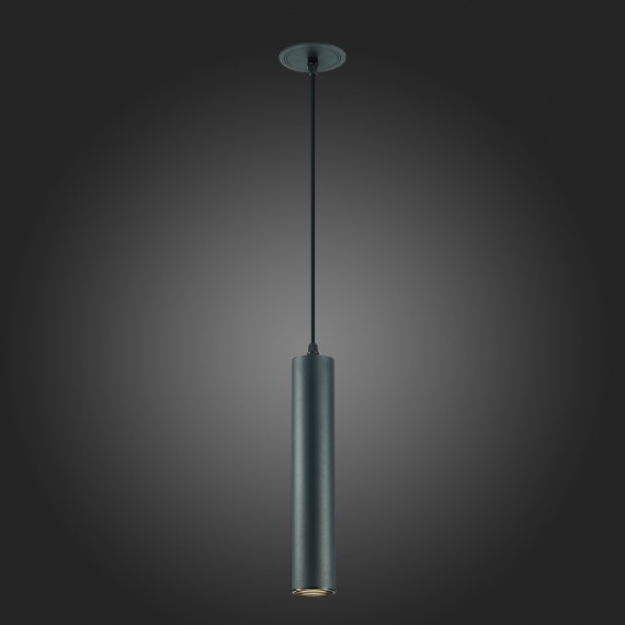 ST151.408.01 Встраиваемый подвесной светильник Черный GU10 1*50W  IP20 D54xH290 220V Без ламп Подвесные светильники