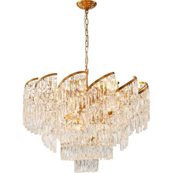 Люстра подвесная хрустальная 2176/05/18P Stilfort, серия Sapparo