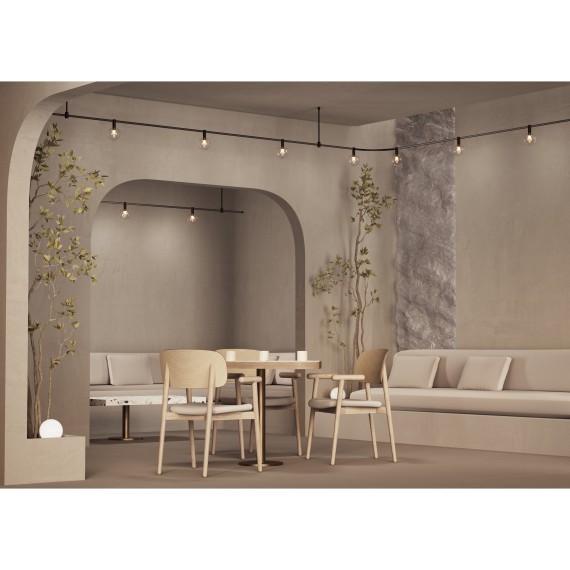 Светильник на гибкий шинопровод Maytoni Flexity TR205-1-3W3K-B 3000K 233лм 3Вт