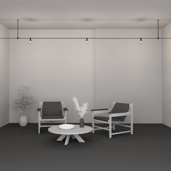 Светильник на гибкий шинопровод Maytoni Flexity TR205-1-3W3K-B 3000K 233лм 3Вт