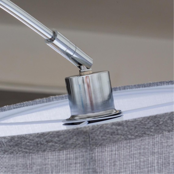 Торшер с абажуром Arte Lamp A4060PN-1CC PAOLO под лампу 1xE27 60W