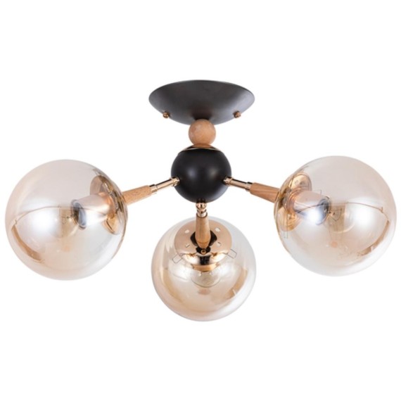 Люстра потолочная Arte Lamp A4485PL-3BK BOSTON под лампы 3xE27 40W