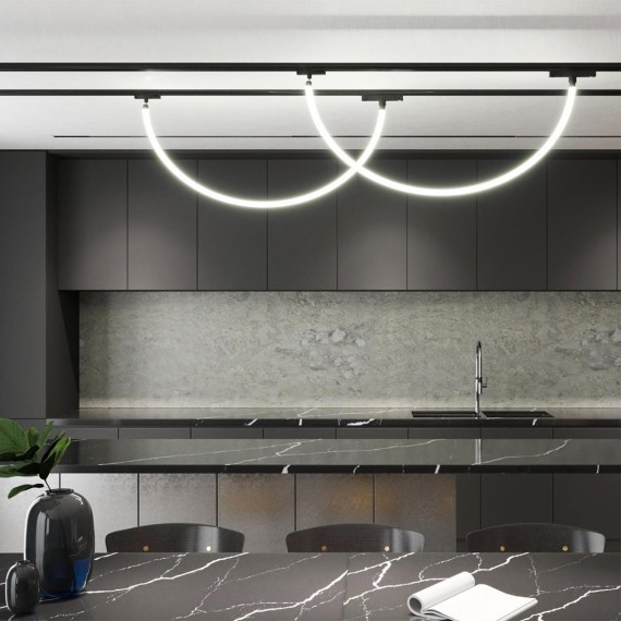 Адаптер/держатель для однофазного двухжильного шинопровода без токопровода для арт. 359128-359133 RAMO 359134