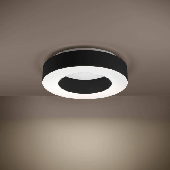 39991 GUAMARE Светодиодный диммируемый по TRIAC потолочный светильник 34Вт 3980Лм 2700K, металл, ткань, белый