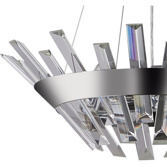 Люстра подвесная хрустальная 2116/09/04P Stilfort, серия Snowy