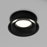 DK2403-BK Встраиваемый светильник влагозащ., IP 44, 10 Вт, GU10, черный, алюминий