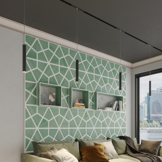 359963 Подвесной трековый светодиодный светильник с перекл. цвет. температуры 3000;4000;6000К, 220В, 10Вт, 600Лм, CRI90 Novotech VECTOR