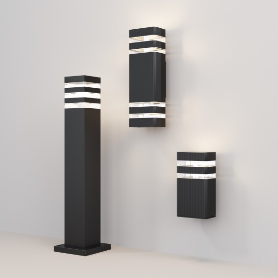 Уличный настенный светильник Maytoni O578WL-02B Unter den Linden IP54 под лампы 2xE27 60W