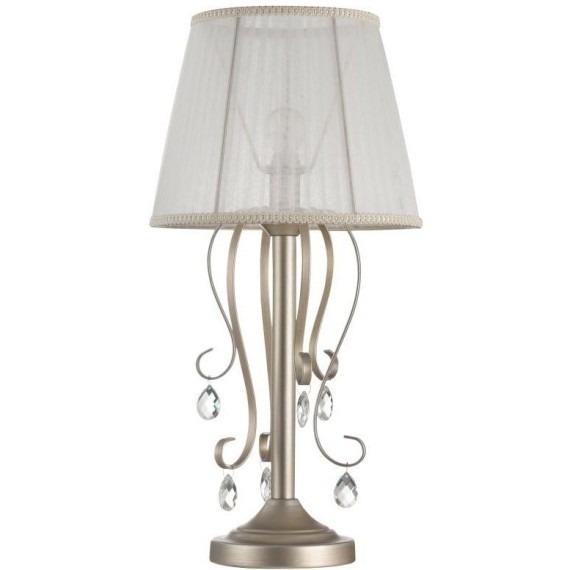 Интерьерная настольная лампа с хрусталем Simone FR2020-TL-01-BG