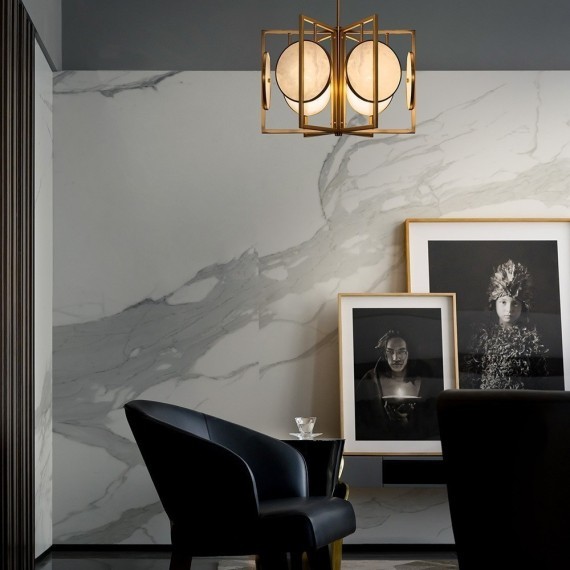 Люстра потолочная Maytoni MOD099PL-06G Marmo под лампы 6xE14 40W