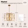 Люстра потолочная Maytoni MOD099PL-06G Marmo под лампы 6xE14 40W