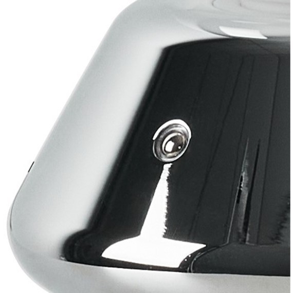 Настольная лампа диммируемая 10W 3000K прозрачный/хром Uovo III Lightstar 807904